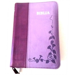 Biblie mica lux, coperta color doua nuante mov